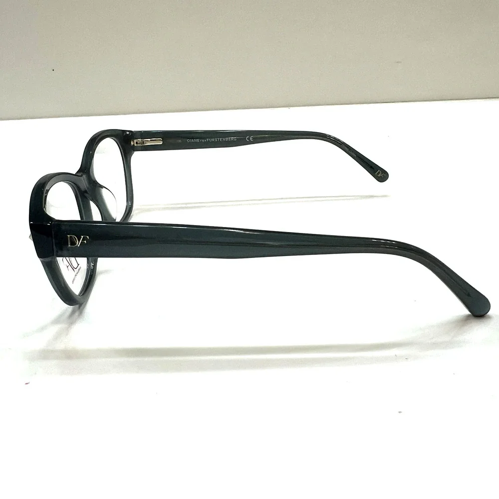 NEW Diane von Furstenberg DVF 5072 458 Glossy Green Eyeglasses Frames 50-19-135